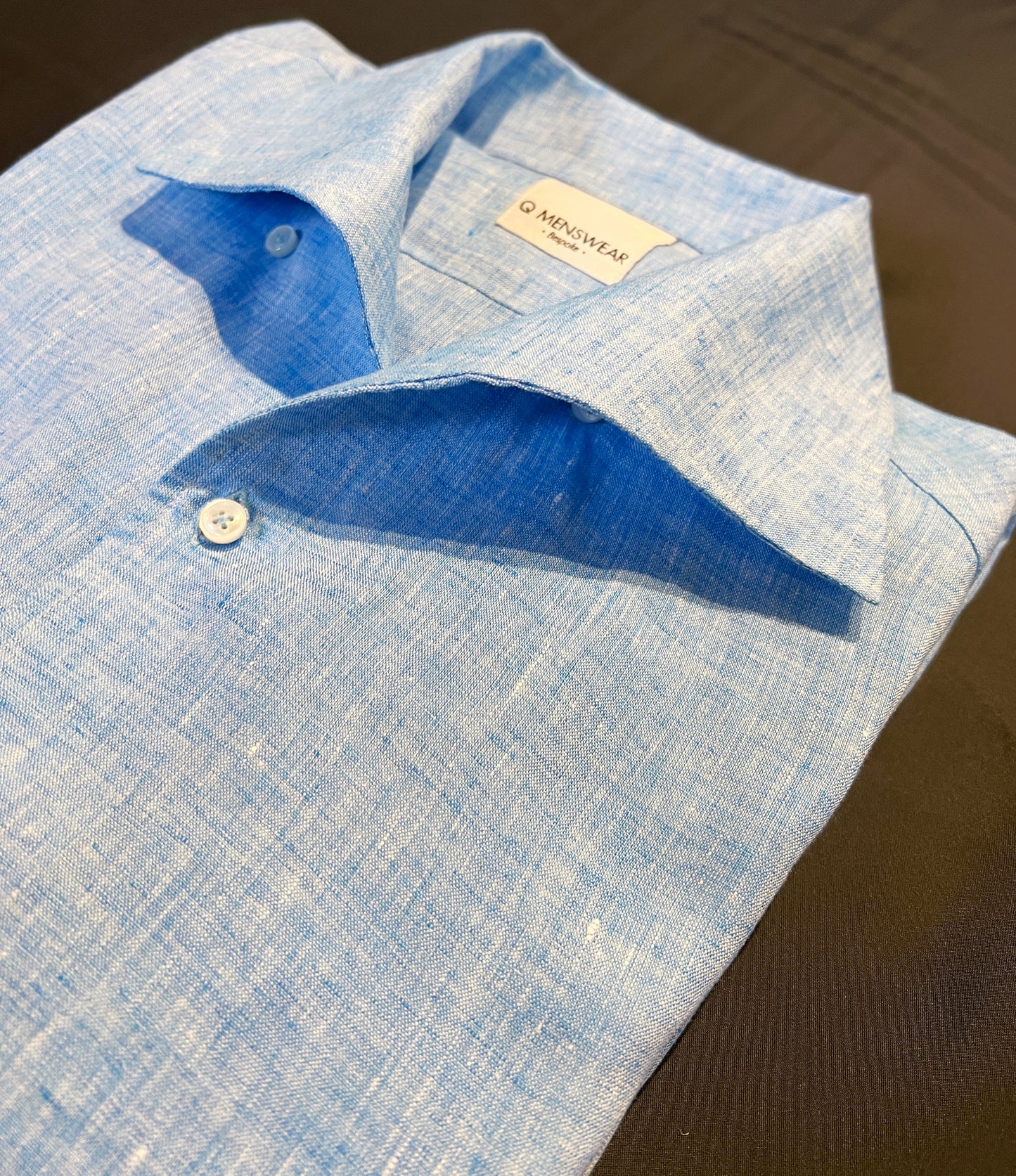 Solbiati One Piece Collar Linen Shirt