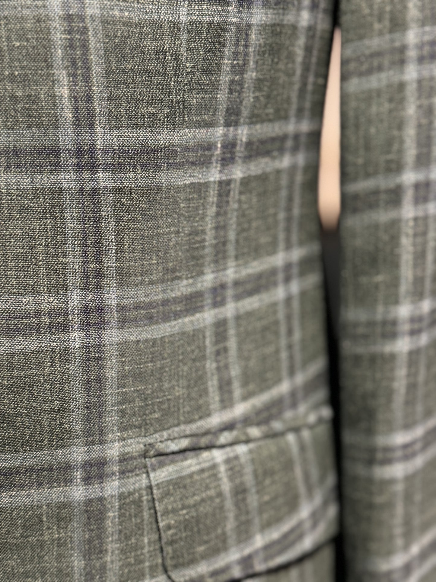 Loro Piana Proposte Giacche Wool Silk Linen Suit Jacket