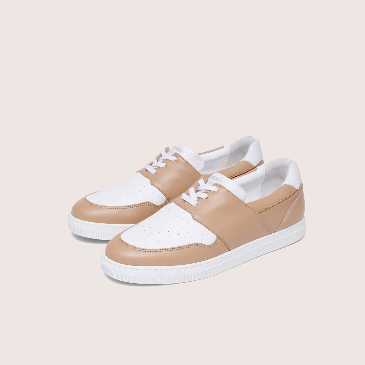 Timothée Paris PYLA Tan Leather Sneakers