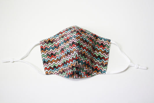 Liberty Technicolour Ikat Face Mask