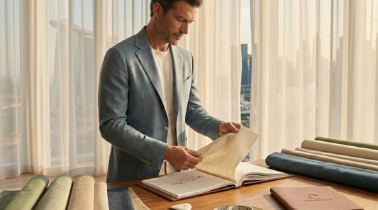 Modern Wardrobe with Loro Piana SS26 Fabrics