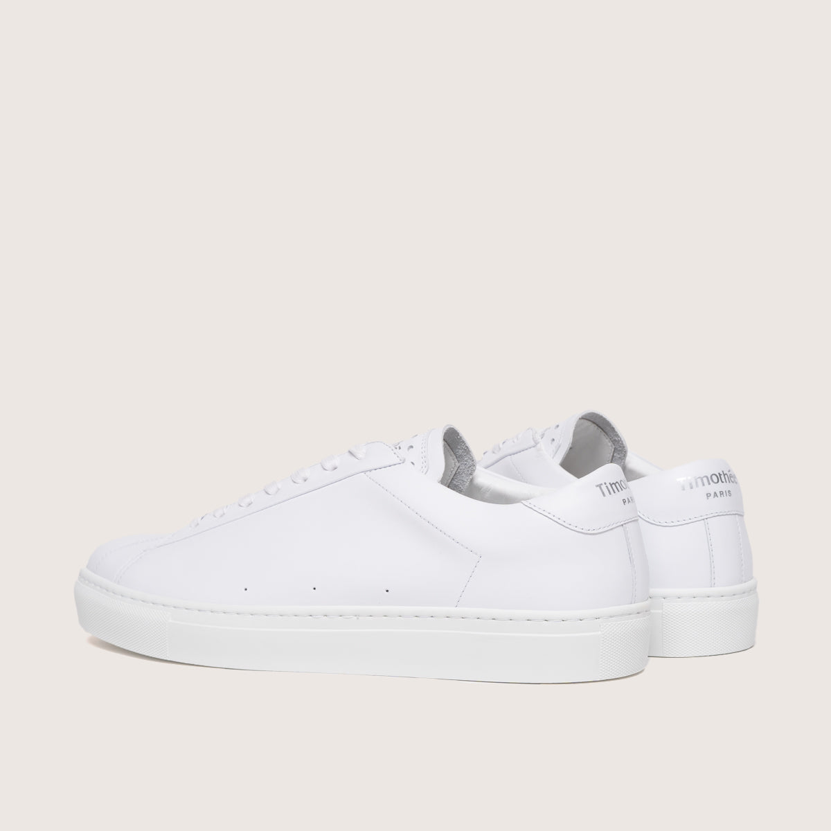 Timothée Paris ATLANTIQUE Premium White Leather Sneakers – Q MENSWEAR