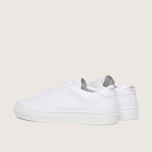 Timothée Paris ATLANTIQUE Premium White Leather Sneakers