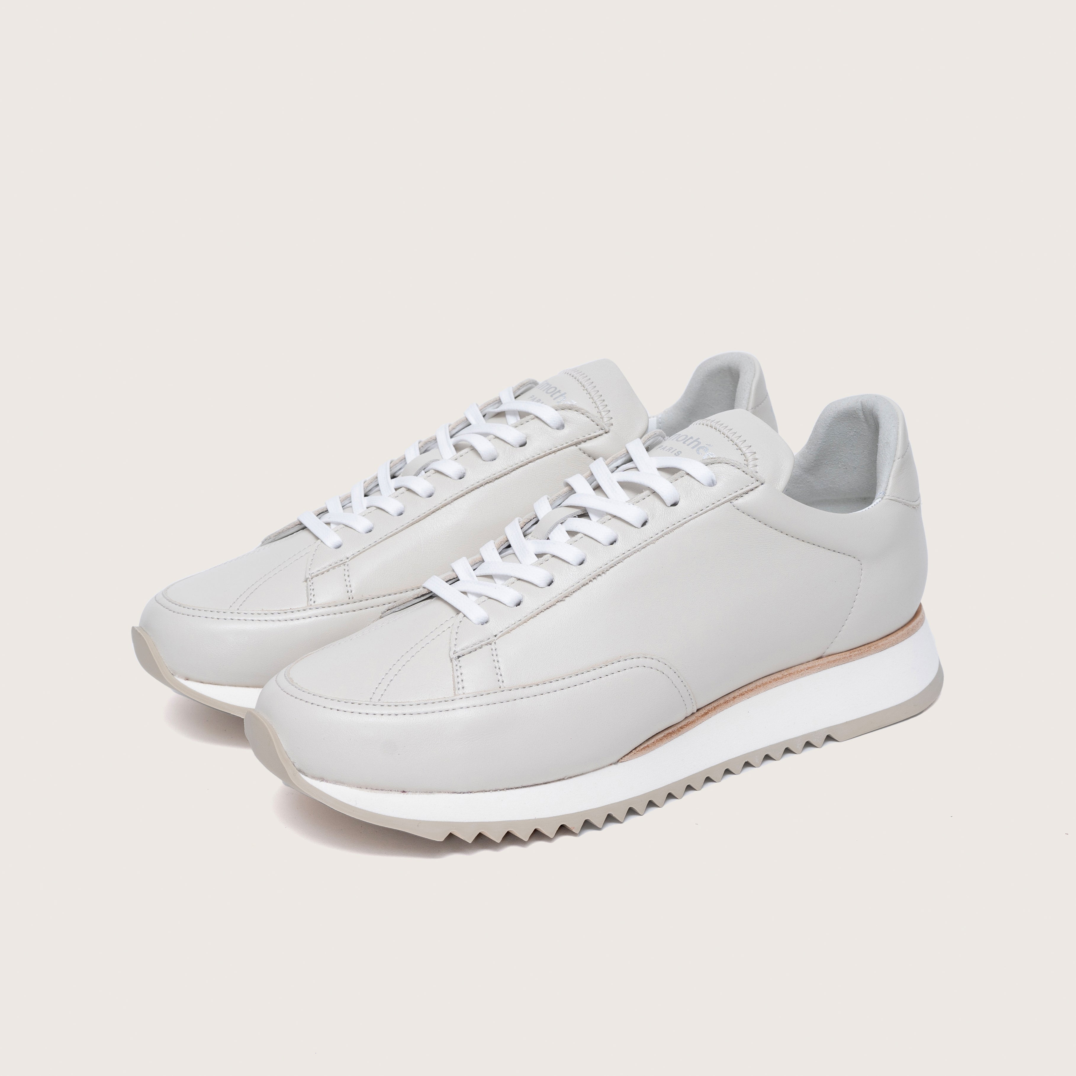 Timothée Paris CABOURG CLOUD Cotton White Sneakers – Q MENSWEAR