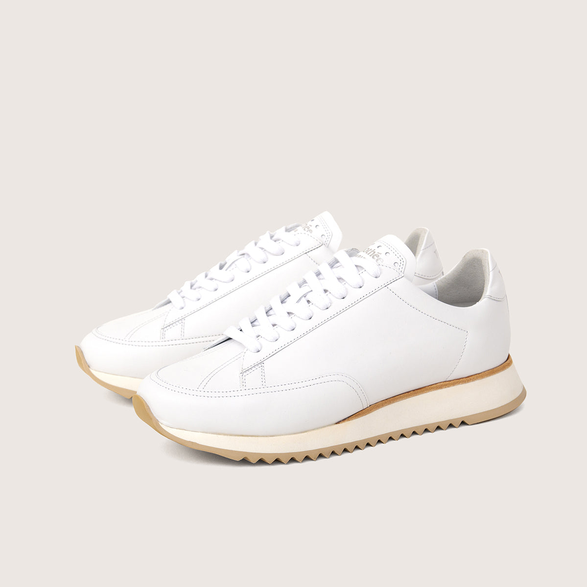 Timothée Paris CABOURG WHITE Leather Sneakers – Q MENSWEAR