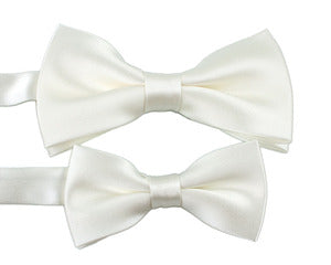 Silk White Bow Tie
