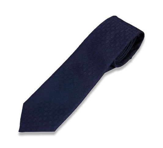Blue Weave Silk Tie