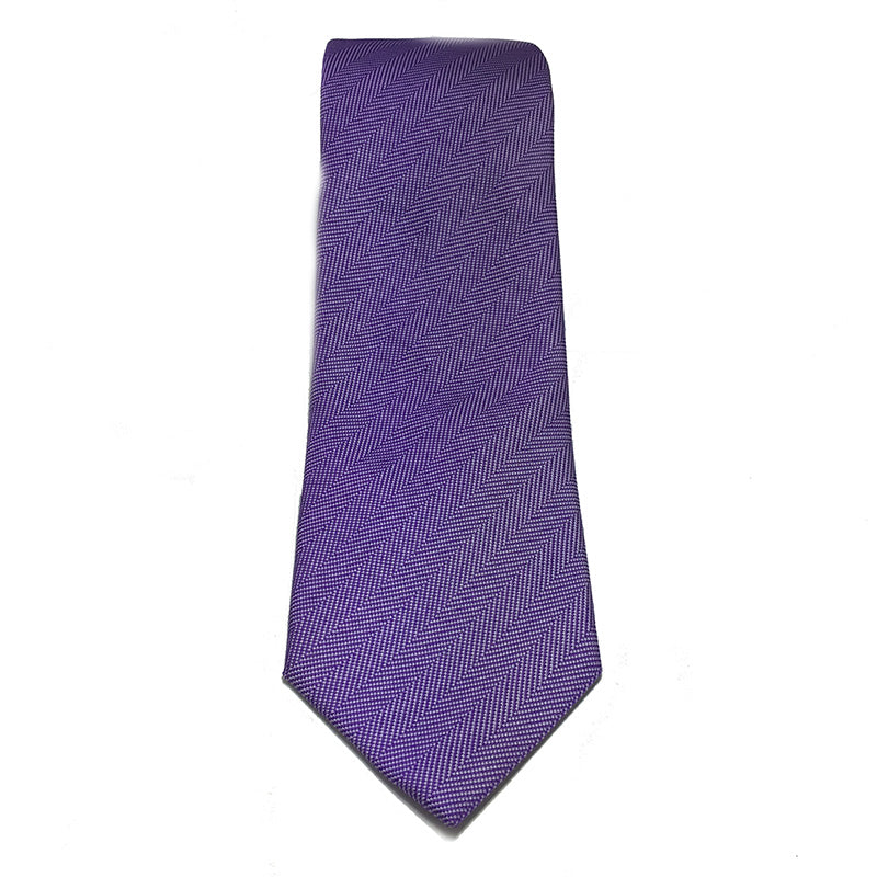 Lilac Herringbone Tie