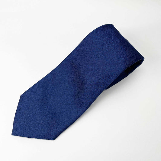 Navy Blue Italian Silk Tie