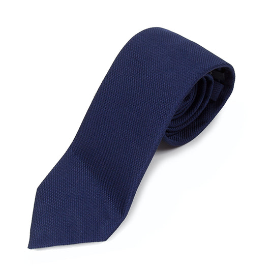 Blue Texture Silk Tie
